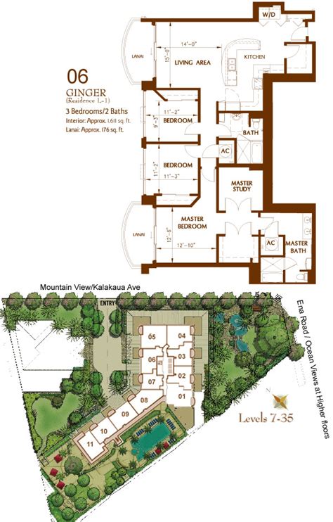 allure waikiki floor plans.